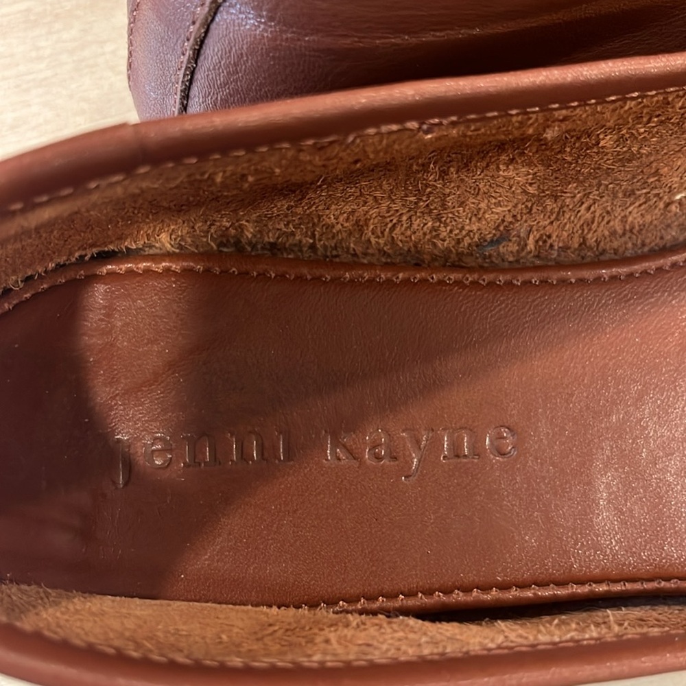 Jenni Kayne Charlotte Ballet Leather Flats in saddle size 6 - Picture 10 of 10